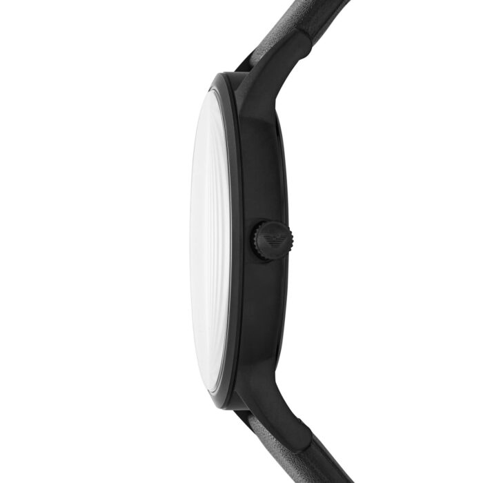 Emporio Armani Men's AR11276 Black Stainless Steel and Leather Watch - Image 2